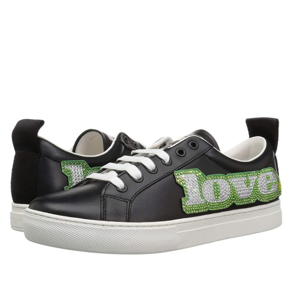 Marc Jacobs Love Embellished Empire Black Sneaker